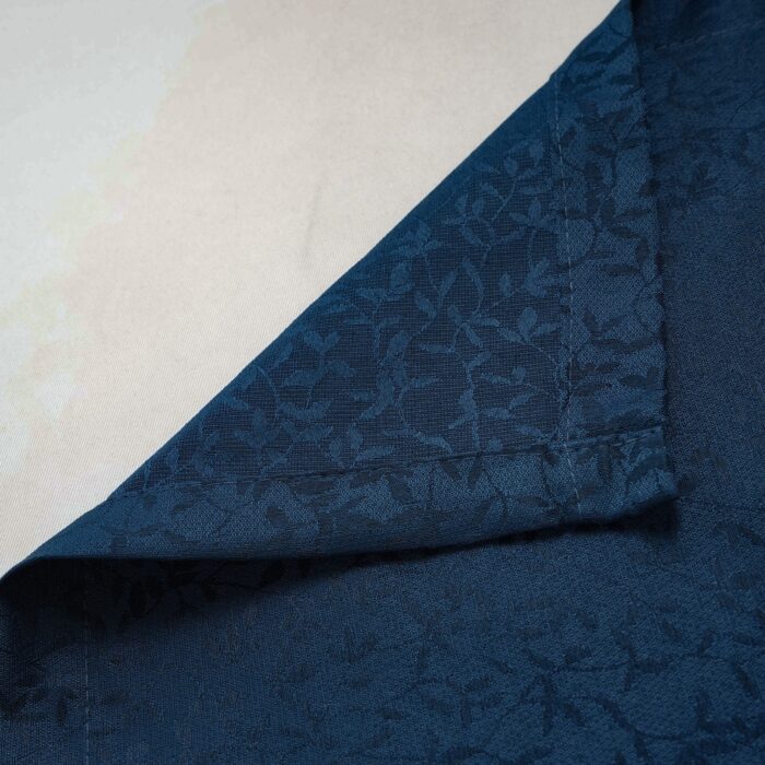 Cortina de Jacquard Poliéster Con Estampado De Ramitas - Viste Tu Hogar