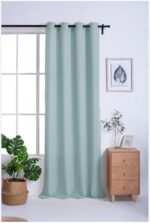 Cortina De Tejido Poliéster Colores Sólidos - VISTE TU HOGAR ONLINE