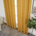 Cortina De Tejido Poliéster Colores Sólidos - Viste Tu Hogar