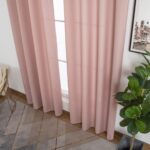 Cortina De Tejido Poliéster Colores Sólidos - Viste Tu Hogar