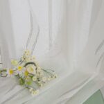 CORTINA DE VISILLO CON ESTAMPADO DE RAYAS ONDULADAS 140X260CM - Viste Tu Hogar