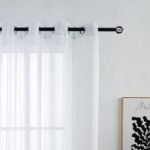 CORTINA DE VISILLO CON RAYAS DISCONTINUAS DE TRES COLOR COMBINADO 140X260CM - Viste Tu Hogar