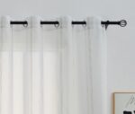 CORTINA DE VISILLO CON RAYAS DISCONTINUAS DE TRES COLOR COMBINADO 140X260CM - Viste Tu Hogar