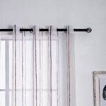 CORTINA DE VISILLO CON TRES RAYAS FINAS 140X260CM - Viste Tu Hogar