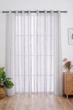 CORTINA DE VISILLO CON TRES RAYAS FINAS 140X260CM - Viste Tu Hogar