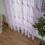 Cortina De Visillo Gasa Poliéster Con Diseño Hondas 140x260cm - VISTE TU HOGAR ONLINE