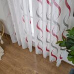 Cortina De Visillo Gasa Poliéster Con Diseño Hondas 140x260cm - VISTE TU HOGAR ONLINE