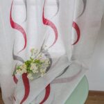 Cortina De Visillo Gasa Poliéster Con Diseño Hondas 140x260cm - VISTE TU HOGAR ONLINE