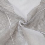CORTINA DE VISILLO TRANSLUCIDO ESTAMPADO DE HOJAS GRANDES 140X260CM - Viste Tu Hogar