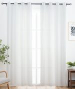 CORTINA DE VISILLO TRANSLUCIDO LISO 140X260CM - Viste Tu Hogar