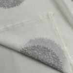 Cortina De Visillo Transparente Con Bordado De Circulos Poliéster 150x260cm - VISTE TU HOGAR ONLINE