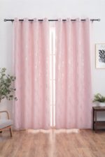 CORTINA ÓPACA ESTAMPADO DE HONDAS 140X260CM - Viste Tu Hogar