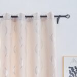 CORTINA ÓPACA ESTAMPADO DE HONDAS 140X260CM - Viste Tu Hogar