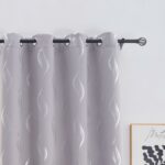 CORTINA ÓPACA ESTAMPADO DE HONDAS 140X260CM - Viste Tu Hogar