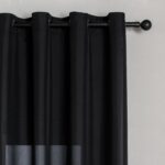 Cortina Serie De Lino De Terciopelo Poliéster 150x260cm - Viste Tu Hogar