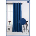 Cortina Terciopelo Con Diseño Geométrico 150X260cm Poliéster - VISTE TU HOGAR ONLINE