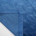 Cortina Terciopelo Con Diseño Geométrico 150X260cm Poliéster - Viste Tu Hogar