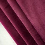 Cortina Terciopelo Estampado Liso 150X260 cm Poliéster - Viste Tu Hogar