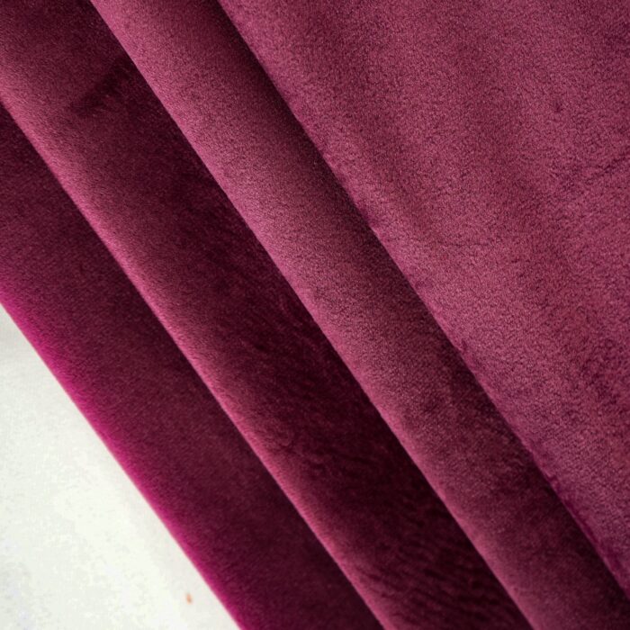 Cortina Terciopelo Estampado Liso 150X260 cm Poliéster - Viste Tu Hogar