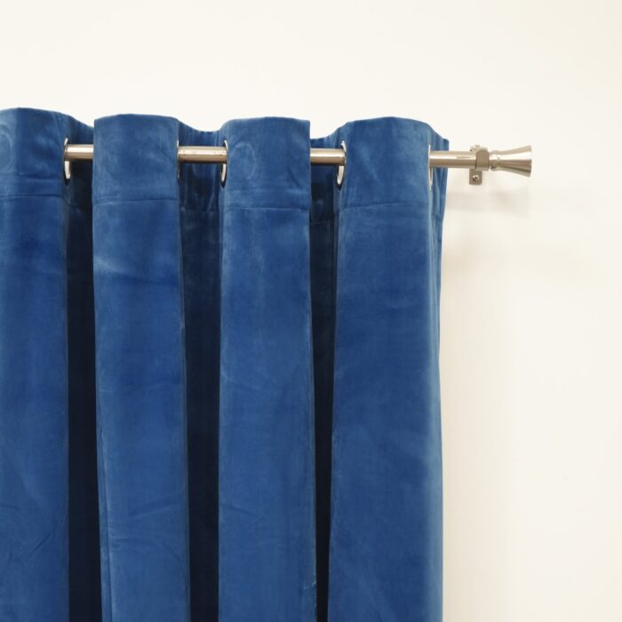 Cortina Terciopelo Estampado Liso 150X260 cm Poliéster - Viste Tu Hogar