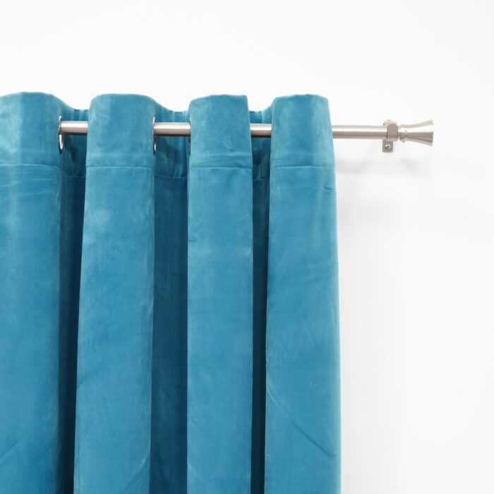 Cortina Terciopelo Estampado Liso 150X260 cm Poliéster - Viste Tu Hogar