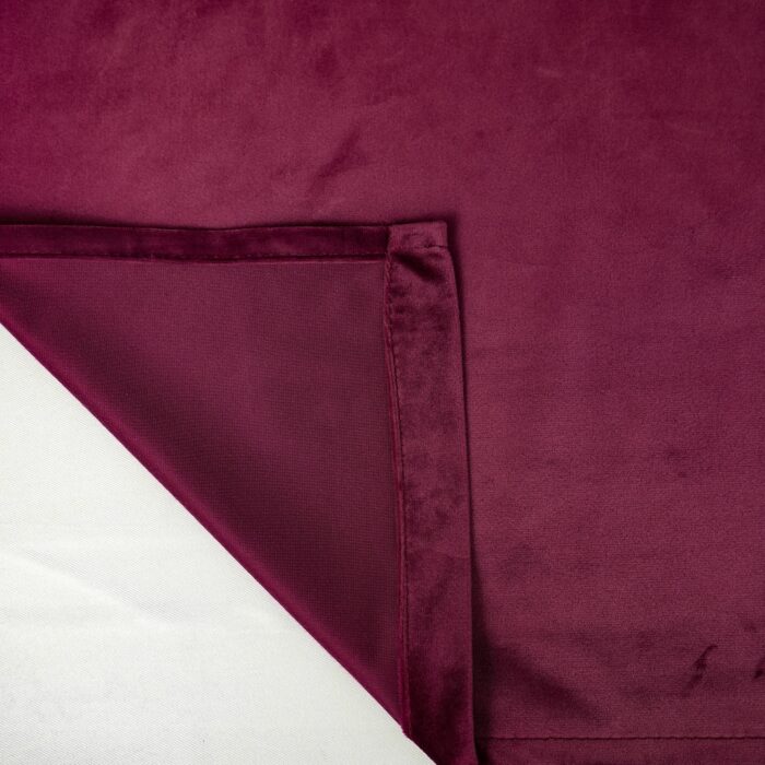 Cortina Terciopelo Estampado Liso 150X260 cm Poliéster - Viste Tu Hogar