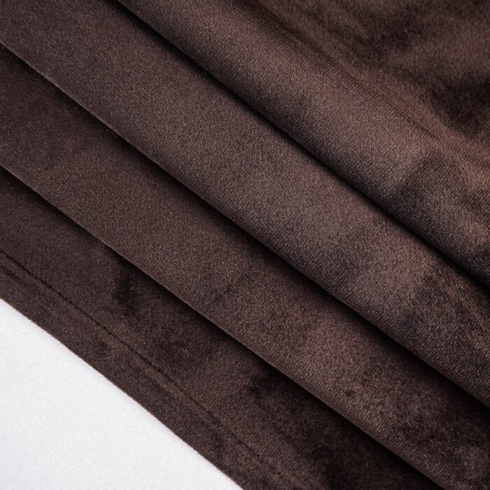 Cortina Terciopelo Estampado Liso 150X260 cm Poliéster - Viste Tu Hogar