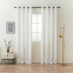Cortina Terciopelo Estampado Liso 150X260 cm Poliéster - Viste Tu Hogar