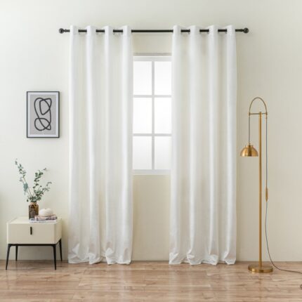 Cortina Terciopelo Estampado Liso 150X260 cm Poliéster - Viste Tu Hogar