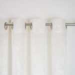 Cortina Terciopelo Estampado Liso 150X260 cm Poliéster - Viste Tu Hogar