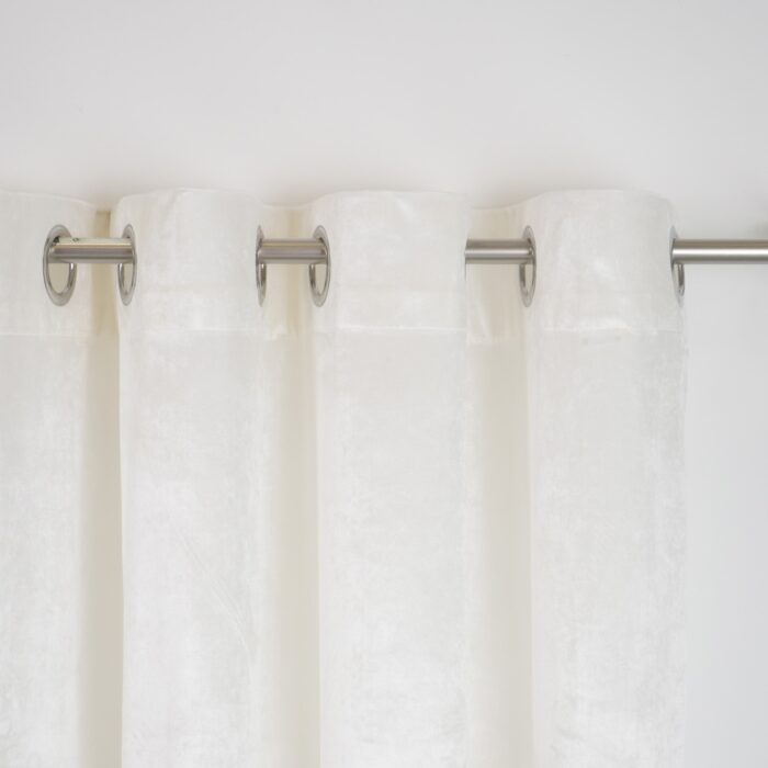 Cortina Terciopelo Estampado Liso 150X260 cm Poliéster - Viste Tu Hogar