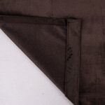 Cortina Terciopelo Estampado Liso 150X260 cm Poliéster - Viste Tu Hogar