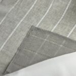 Cortinas De Visillo Gasa Lino y Poliéster Decorado Con líneas Verticales - Viste Tu Hogar