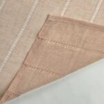 Cortinas De Visillo Gasa Lino y Poliéster Decorado Con líneas Verticales - Viste Tu Hogar