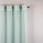 Cortinas De Visillo Gasa Lino y Poliéster Decorado Con líneas Verticales - Viste Tu Hogar