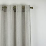 Cortinas De Visillo Gasa Lino y Poliéster Decorado Con líneas Verticales - Viste Tu Hogar