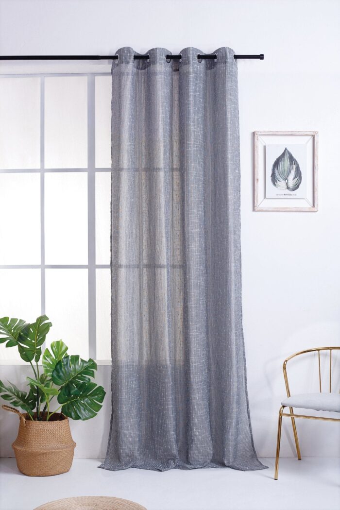 Cortinas De Visillo Lino y Poliéster Con Opciones De Estampados Mixtos - VISTE TU HOGAR ONLINE