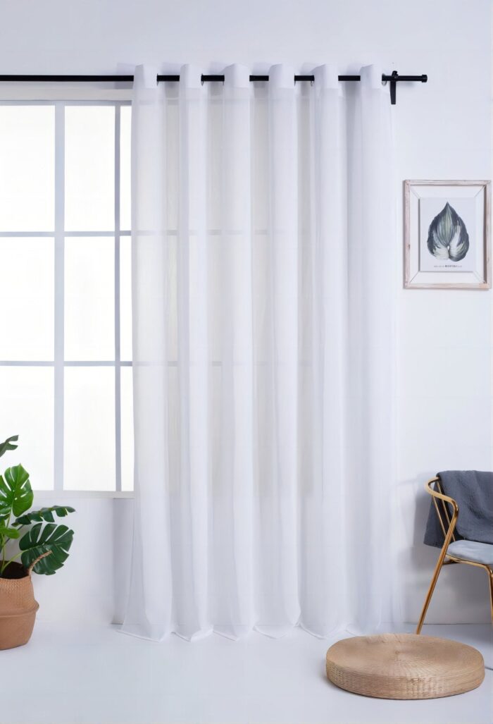 Cortinas De Visillo Lino y Poliéster Con Opciones De Estampados Mixtos - VISTE TU HOGAR ONLINE