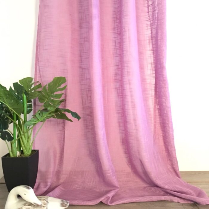 Cortinas De Visillo Lino y Poliéster Con Opciones De Estampados Mixtos - VISTE TU HOGAR ONLINE