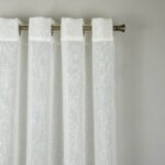 Cortinas De Visillo Lino y Poliéster Decorado Con Gotas De Agua - VISTE TU HOGAR ONLINE