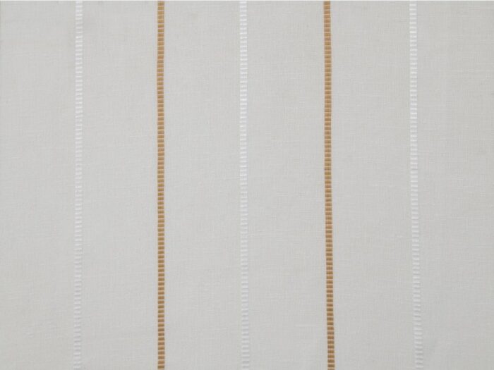 Cortinas De Visillo Lino y Poliéster Decorado Con líneas Verticales Entre Una Línea Blanca 150x260cm - VISTE TU HOGAR ONLINE