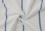 Cortinas De Visillo Lino y Poliéster Decorado Con líneas Verticales Entre Una Línea Blanca 150x260cm - VISTE TU HOGAR ONLINE