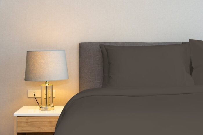 Funda De Almohada Con Diversos Tamaño 50% Poliéster 50% Algodón Gris Oscuro - VISTE TU HOGAR ONLINE