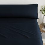 Juego De Sabana 50% Poliéster 50%Algodón Azul Oscuro - VISTE TU HOGAR ONLINE