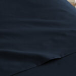 Juego De Sabana 50% Poliéster 50%Algodón Azul Oscuro - VISTE TU HOGAR ONLINE