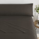 Juego De Sabana 50% Poliéster 50%Algodón Gris Oscuro - VISTE TU HOGAR ONLINE