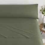 Juego De Sabana 50% Poliéster 50%Algodón Verde Aguacate - VISTE TU HOGAR ONLINE