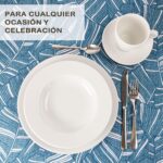 Mantel Antimancha Impermeable Con DIseño De Hojas De Banana - VISTE TU HOGAR ONLINE