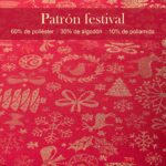 Mantel De Navidad Multilla 60% Poliéster, 30% Algodón, 10% Poliamida Con Diseño Ciervos Rojo - VISTE TU HOGAR ONLINE