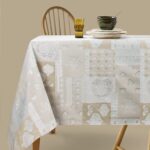 Mantel De Navidad Multilla 60% Poliéster, 30% Algodón, 10% Poliamida Con Diseño Corazones Gris - VISTE TU HOGAR ONLINE